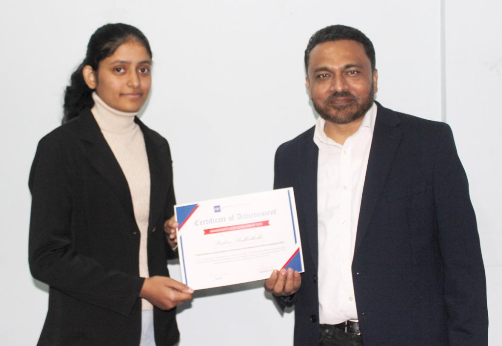 ACCA Scholarship Winner