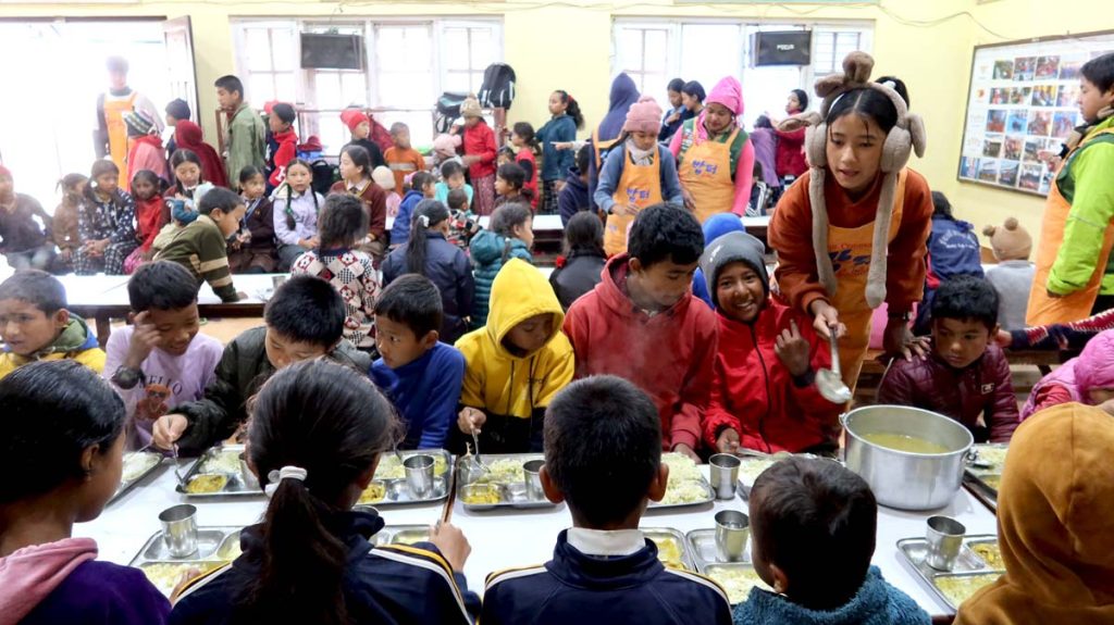 Charity at DAIL Community of Nepal in Kathmandu