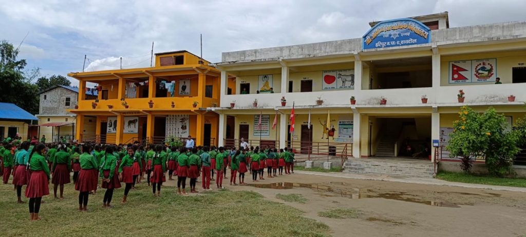 Charity at Shree Janta Prathmik Vidhyalaya