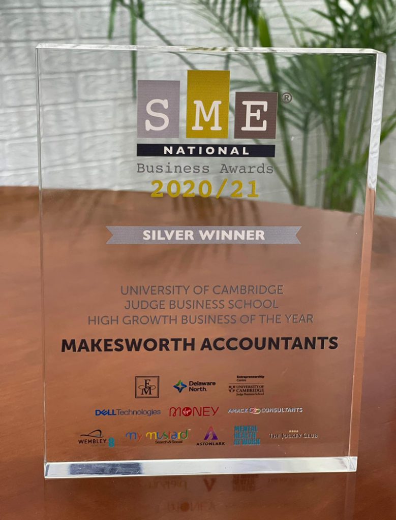 SME National Business Awards 2021 - Silver Winner