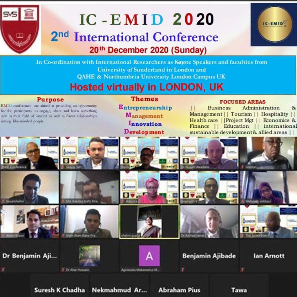 2nd International Conference on EMID 2020