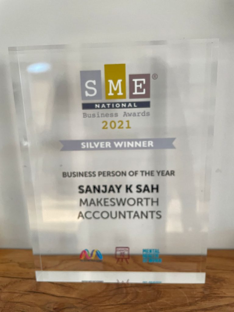 SME National Business Awards 2021 -Silver Winner